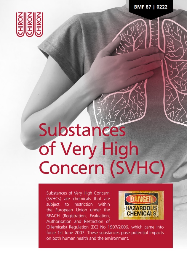 BMF 87 - Substances of Very High Concern (SVHC)