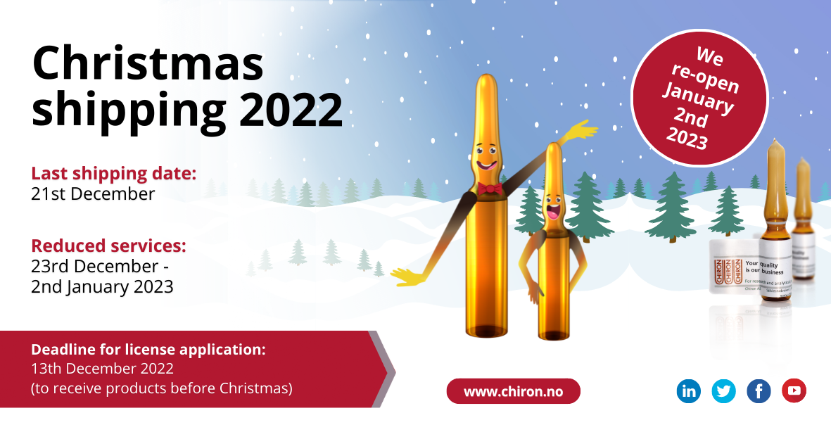 Shipping availability during the Christmas period 2022