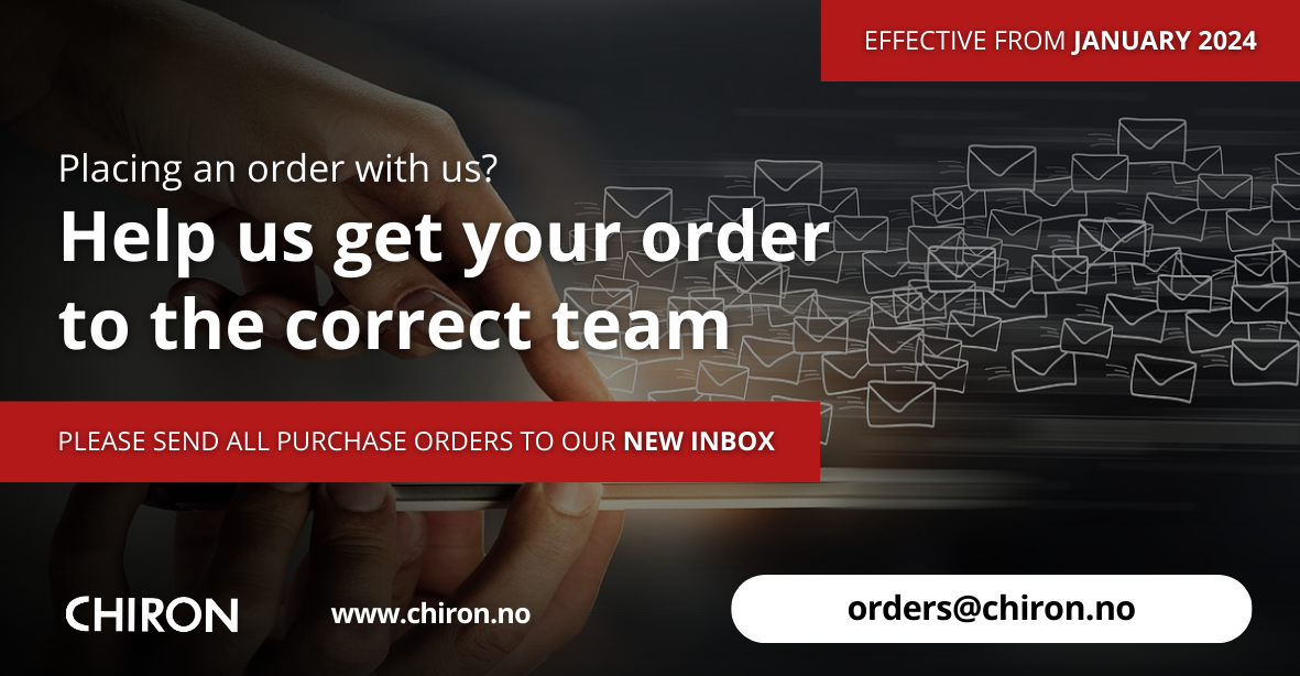 We are making a change to our ordering process