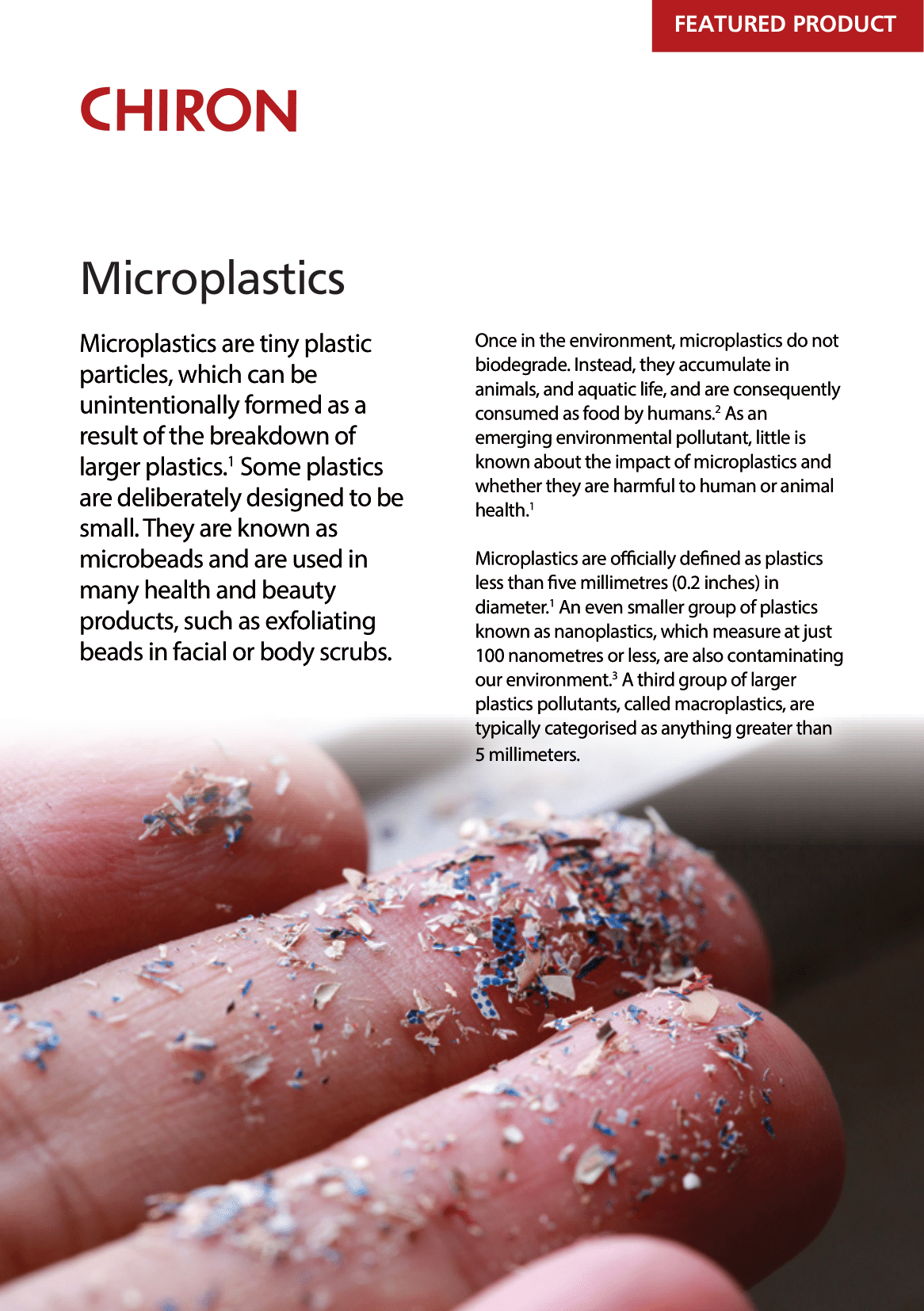 Featured product: Microplastics