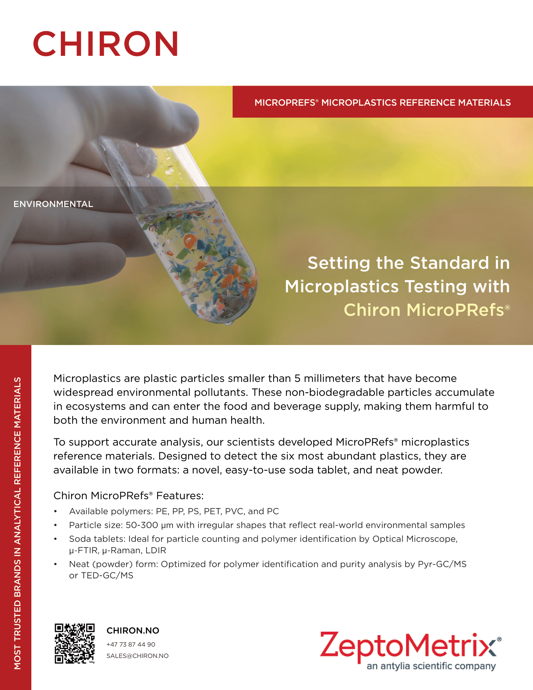 Microplastics: The world's first microplastic reference materials