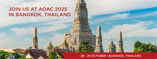 Join us at AOAC 2025 in Bangkok