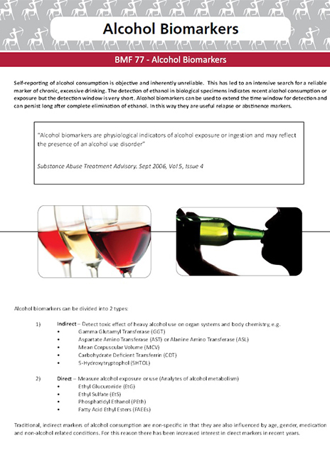 BMF 77- Alcohol Biomarkers