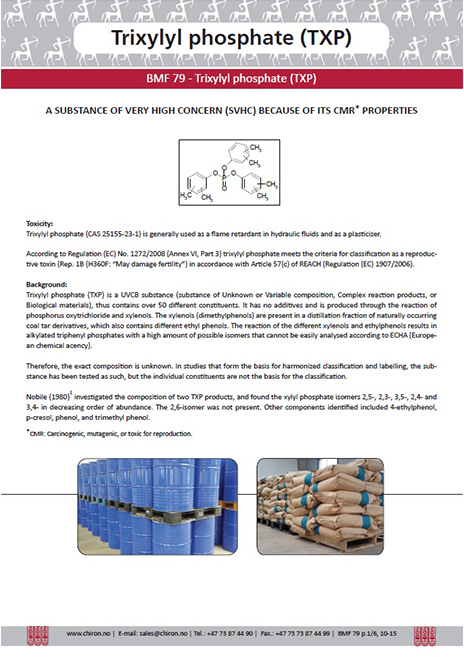 BMF 79- Trixylyl phosphate (TXP)