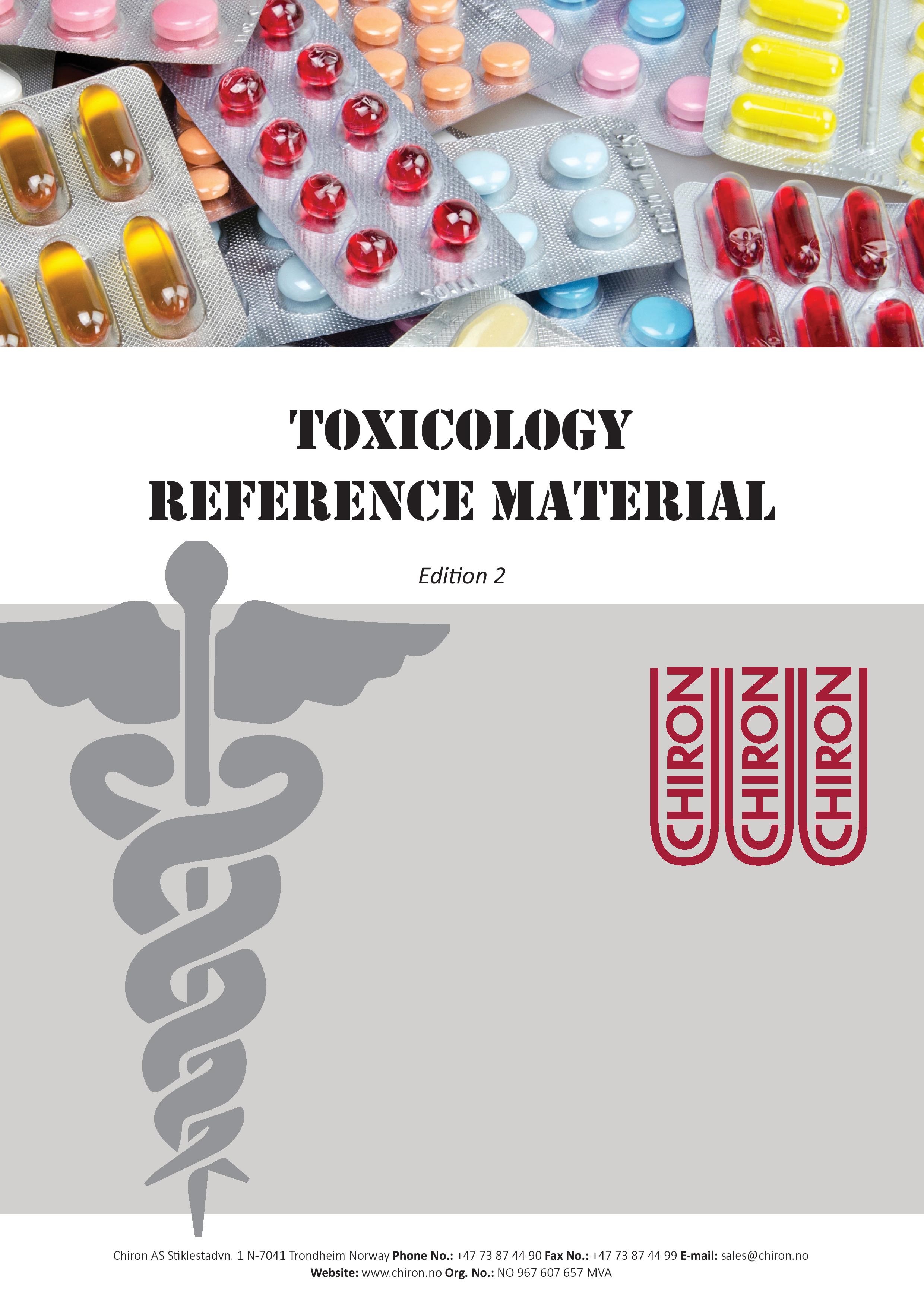 Toxicology Reference Material, Edition 2